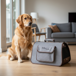 Jack and Vanilla draagtas voor honden en katten, grijs, 43 cm