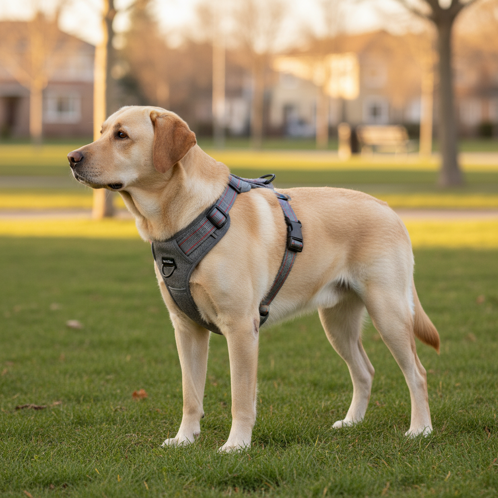 Jack and Vanilla tuigje voor honden, grijs, 38 cm
