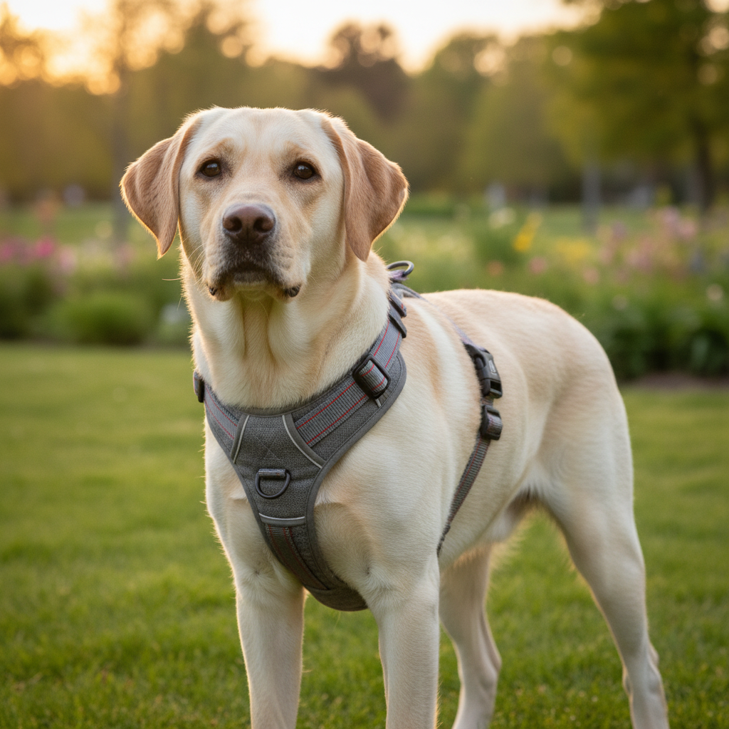 Jack and Vanilla tuigje voor honden, grijs, 59 cm