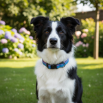 Jack and Vanilla halsband voor honden, blauw, 65 cm