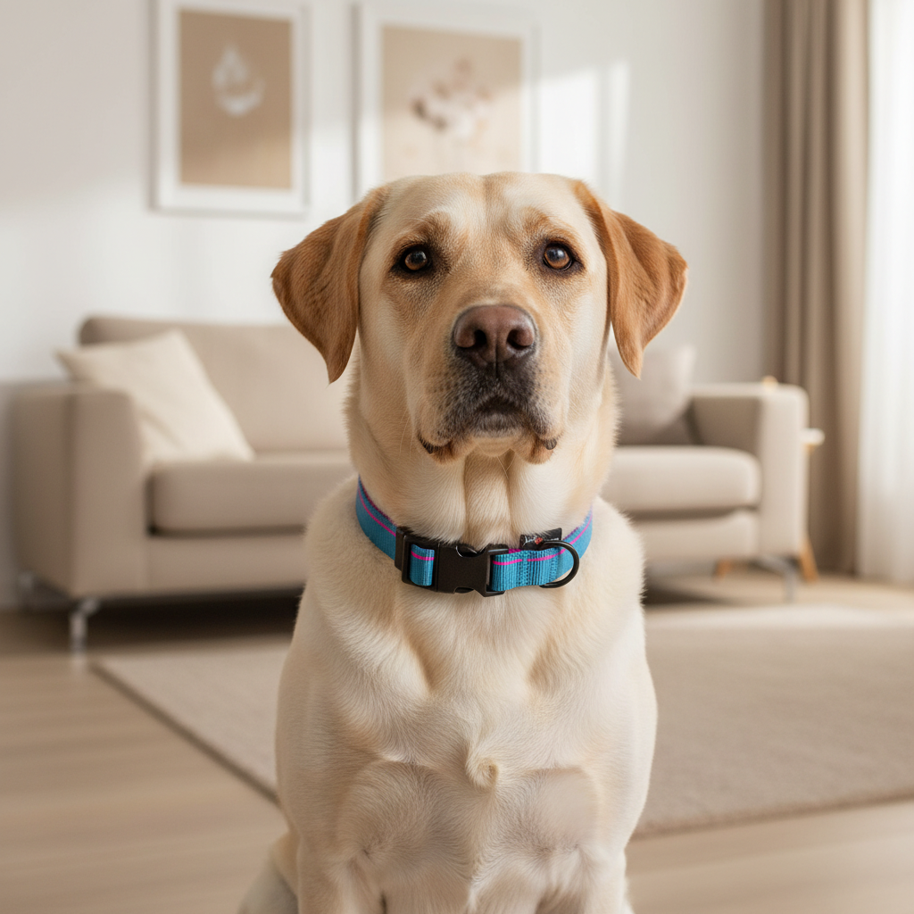 Jack and Vanilla halsband voor honden, blauw, 65 cm
