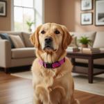 Jack and Vanilla halsband voor honden, roze, 65 cm