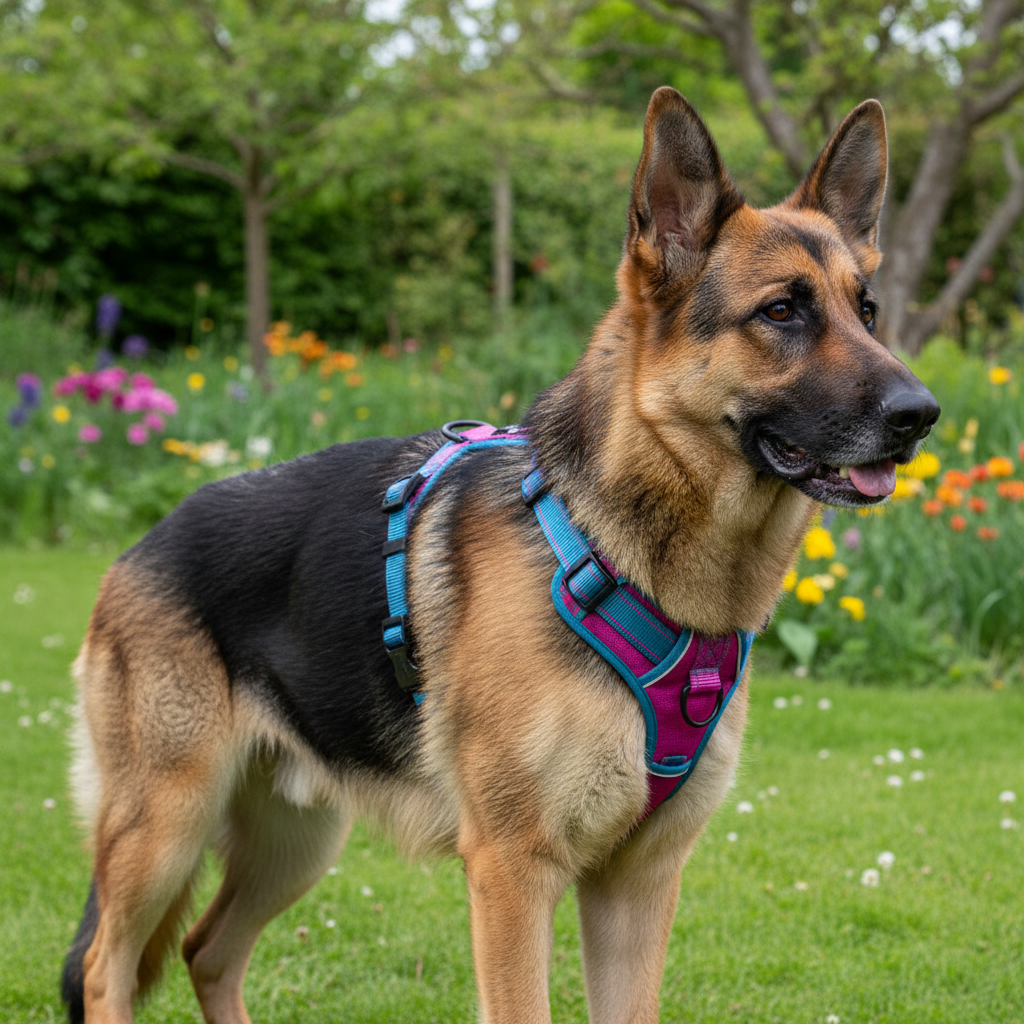 Jack and Vanilla tuigje voor honden, blauw, 59 cm