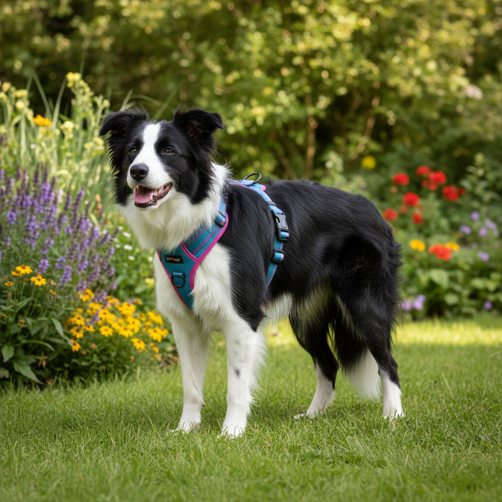 Jack and Vanilla tuigje voor honden, blauw, 82 cm