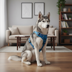 Jack and Vanilla tuigje voor honden, blauw, 82 cm