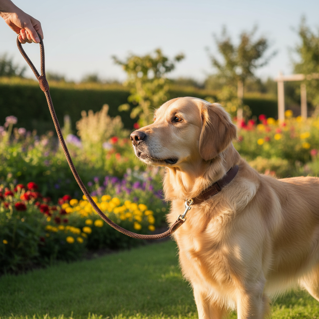 Jack and Vanilla hondenlijn voor honden, bruin, 135 cm