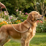 Jack and Vanilla hondenlijn voor honden, beige, 135 cm