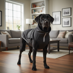 Jack and Vanilla regenjas voor honden, zwart, 60 cm