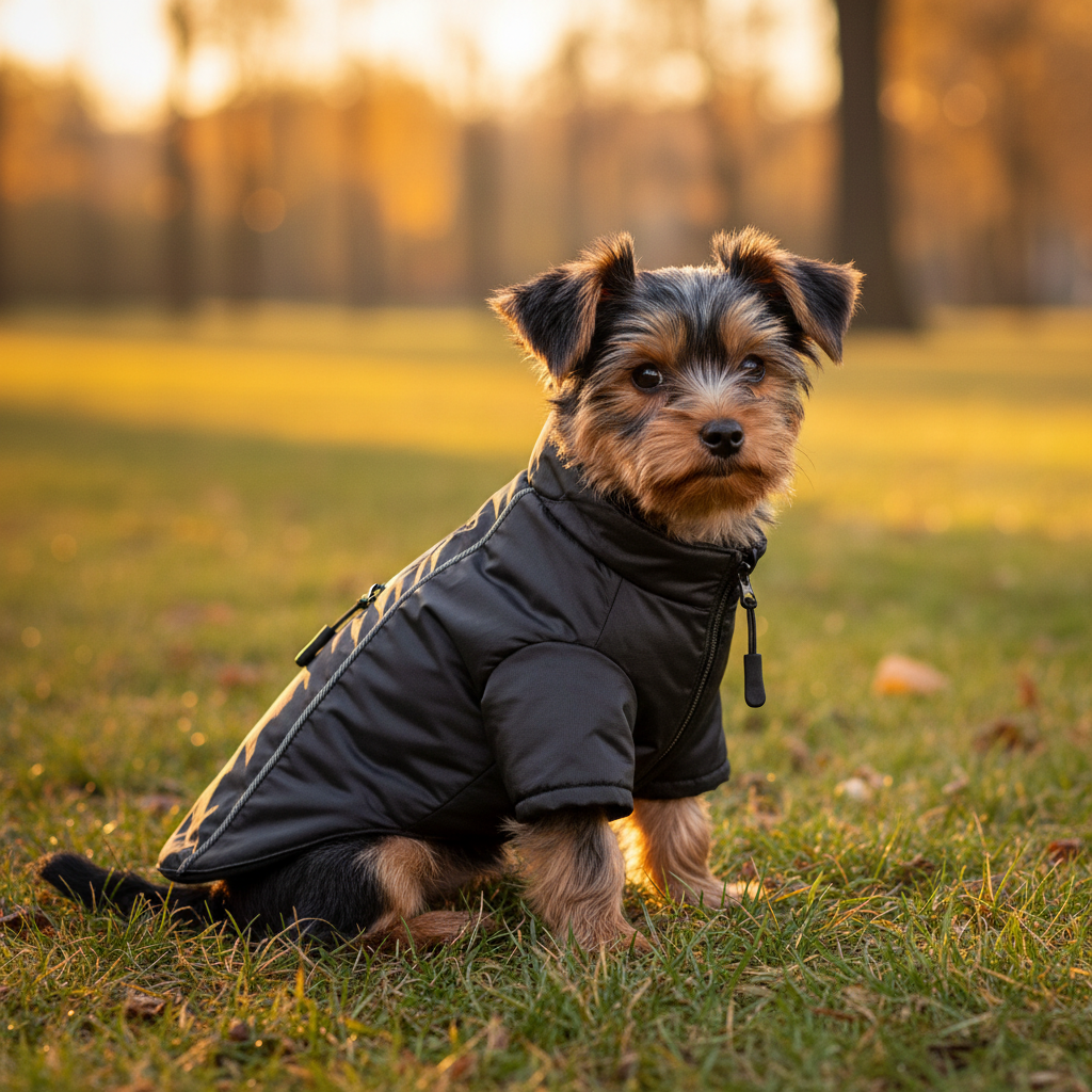 Jack and Vanilla jas voor honden, zwart, 30 cm