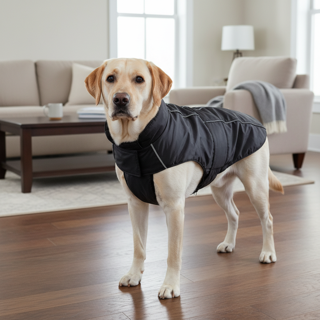 Jack and Vanilla jas voor honden, zwart, 35 cm
