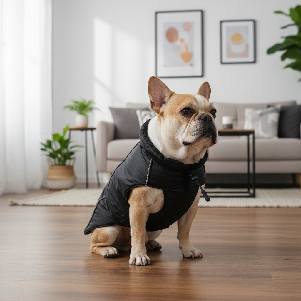 Jack and Vanilla jas voor honden, zwart, 40 cm
