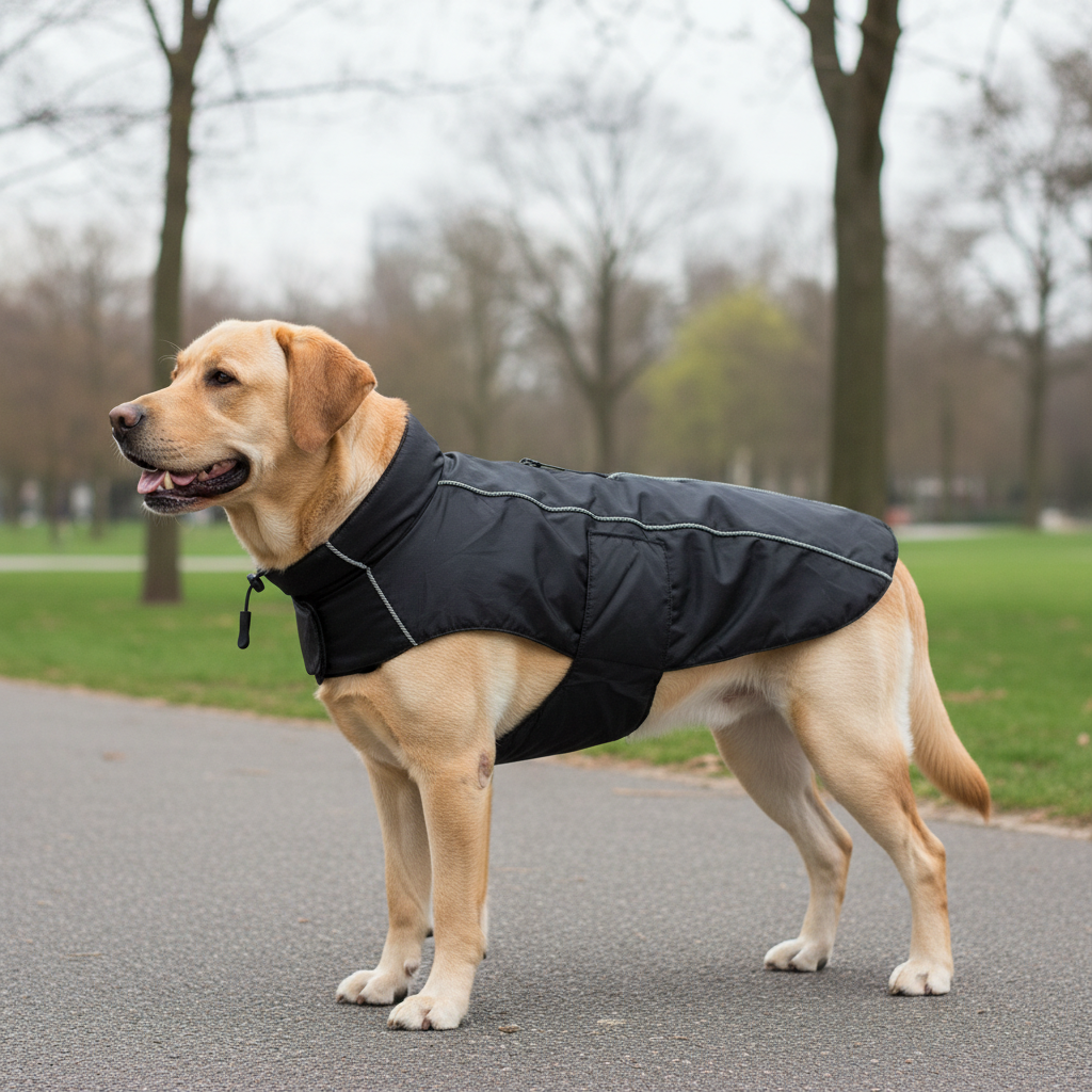 Jack and Vanilla jas voor honden, zwart, 45 cm