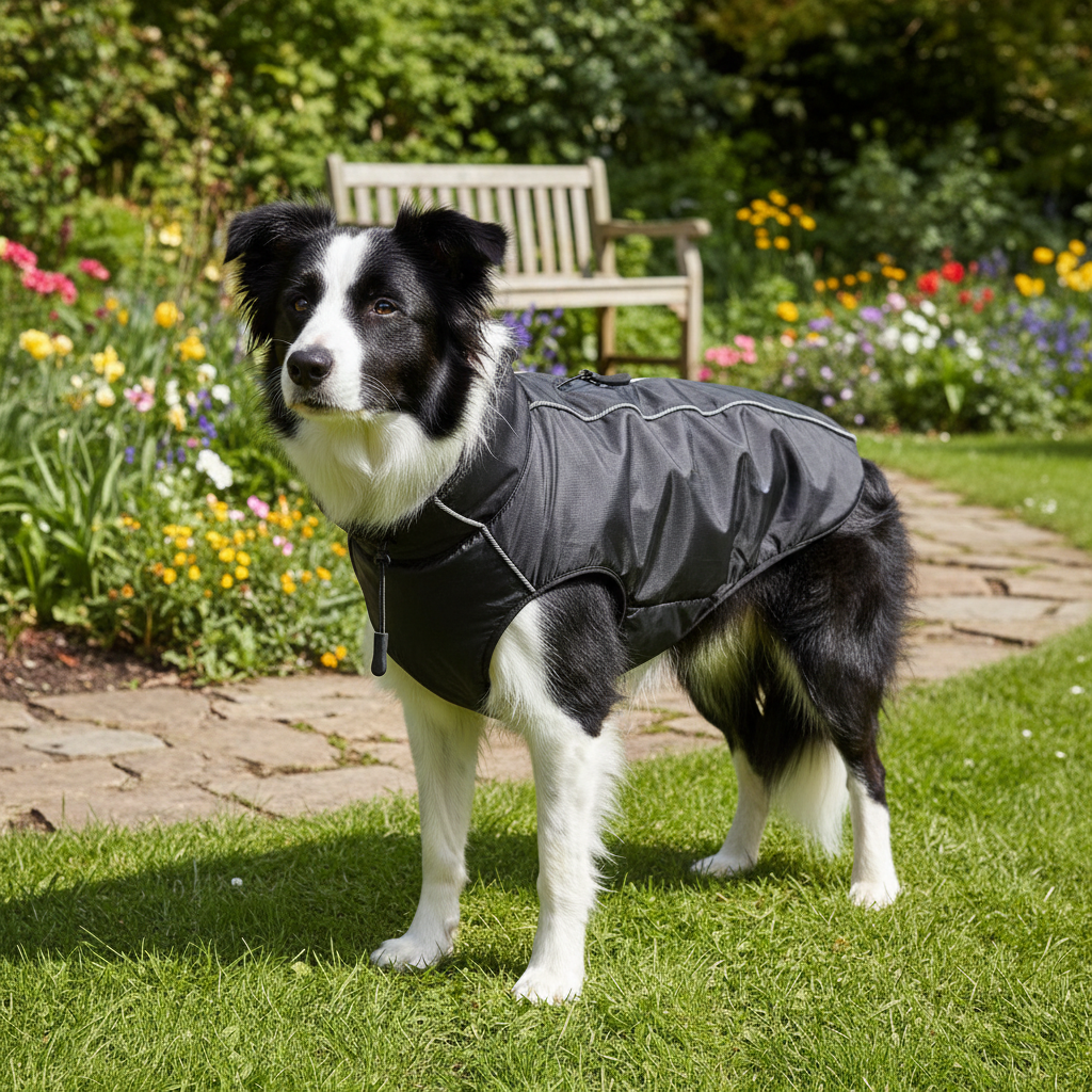 Jack and Vanilla jas voor honden, zwart, 45 cm