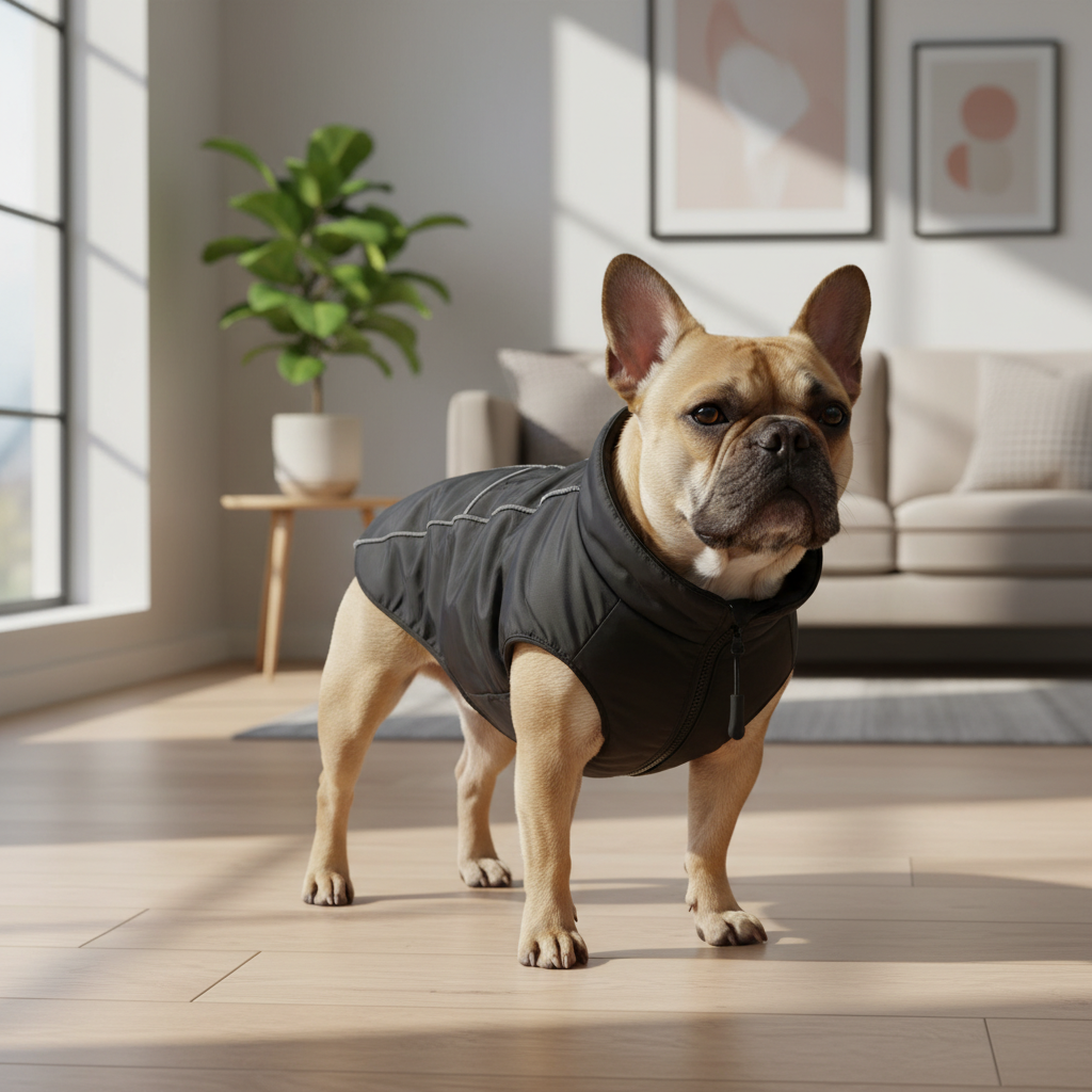 Jack and Vanilla jas voor honden, zwart, 45 cm