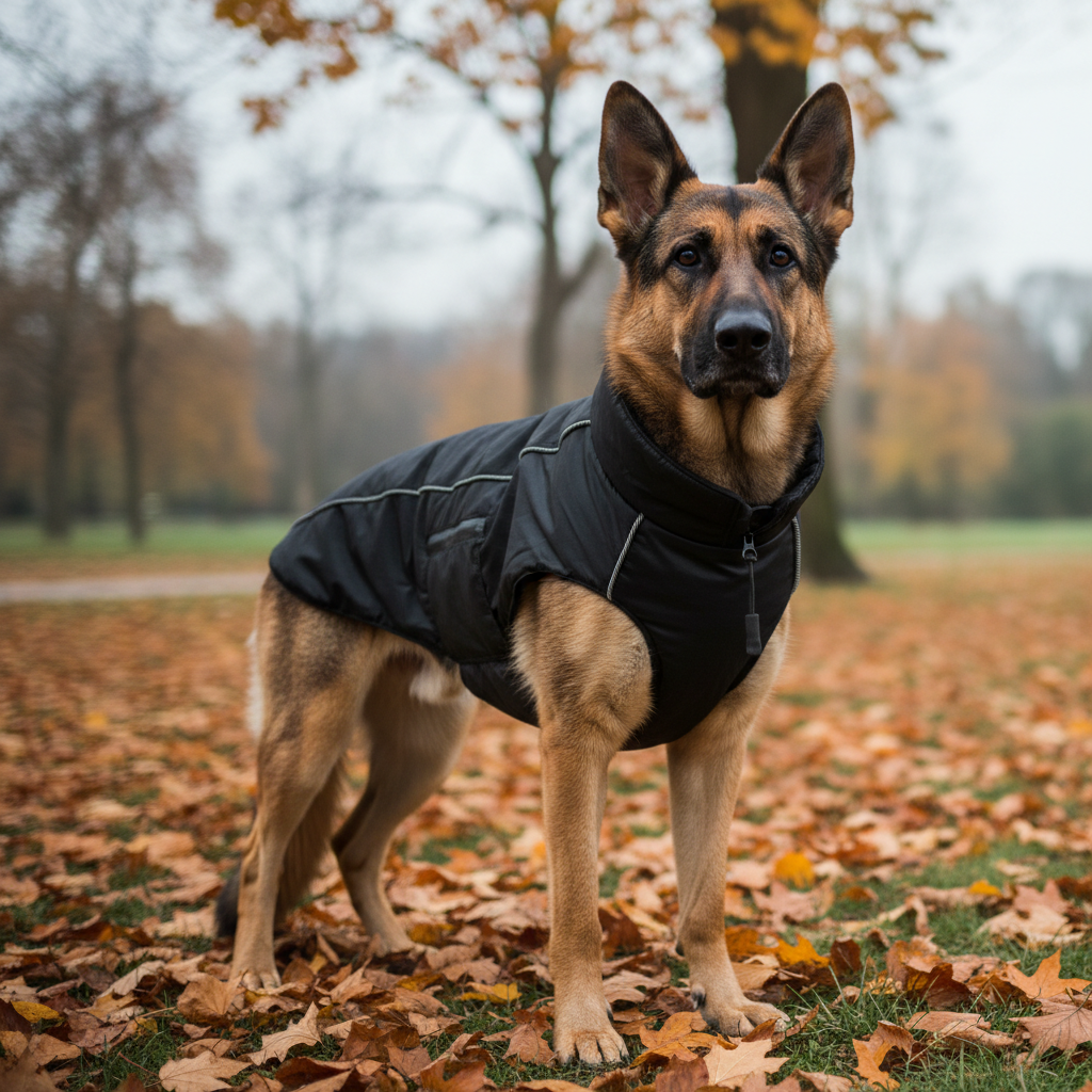 Jack and Vanilla jas voor honden, zwart, 55 cm