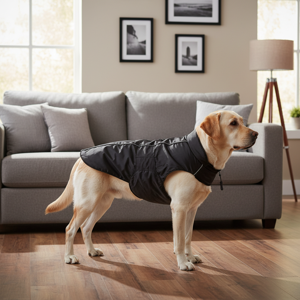 Jack and Vanilla jas voor honden, zwart, 55 cm