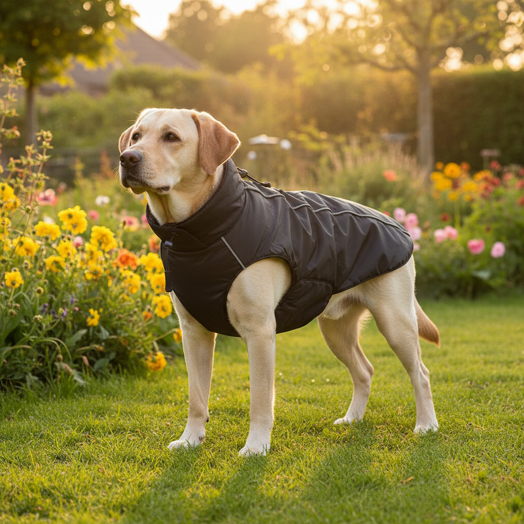 Jack and Vanilla jas voor honden, zwart, 60 cm