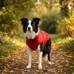 Jack and Vanilla jas voor honden, rood, 40 cm