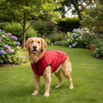 Jack and Vanilla jas voor honden, rood, 40 cm