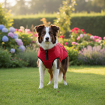 Jack and Vanilla jas voor honden, rood, 45 cm