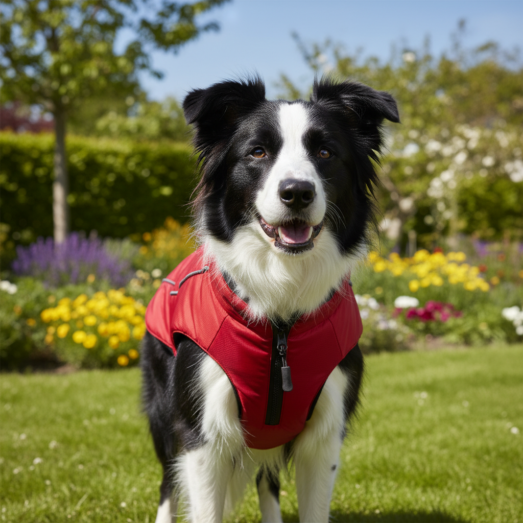 Jack and Vanilla jas voor honden, rood, 50 cm