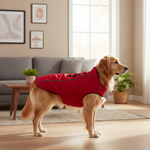 Jack and Vanilla jas voor honden, rood, 50 cm