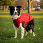 Jack and Vanilla jas voor honden, rood, 55 cm