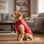 Jack and Vanilla jas voor honden, rood, 60 cm