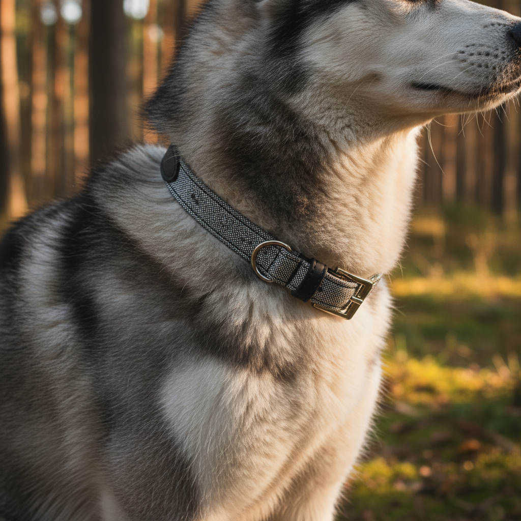 Jack and Vanilla halsband voor honden, zwart, 45 cm