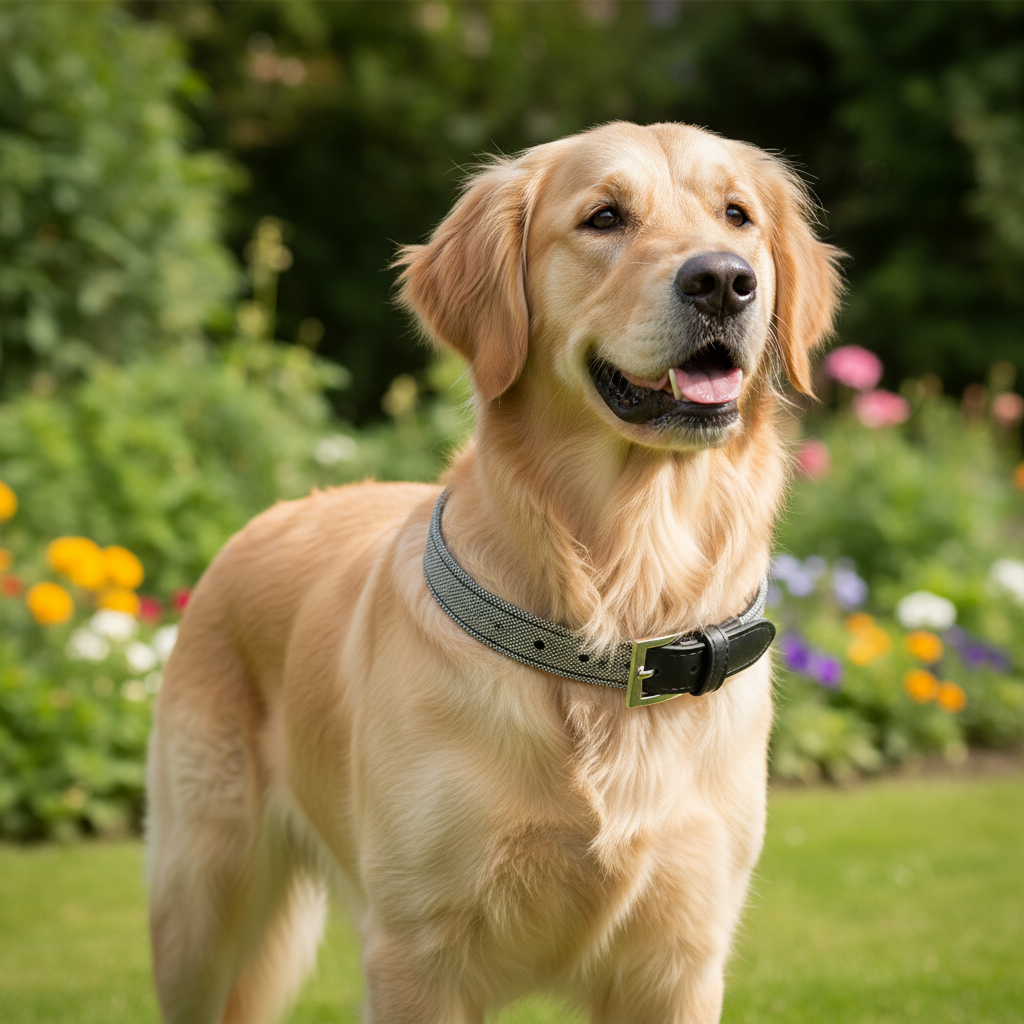 Jack and Vanilla halsband voor honden, zwart, 50 cm