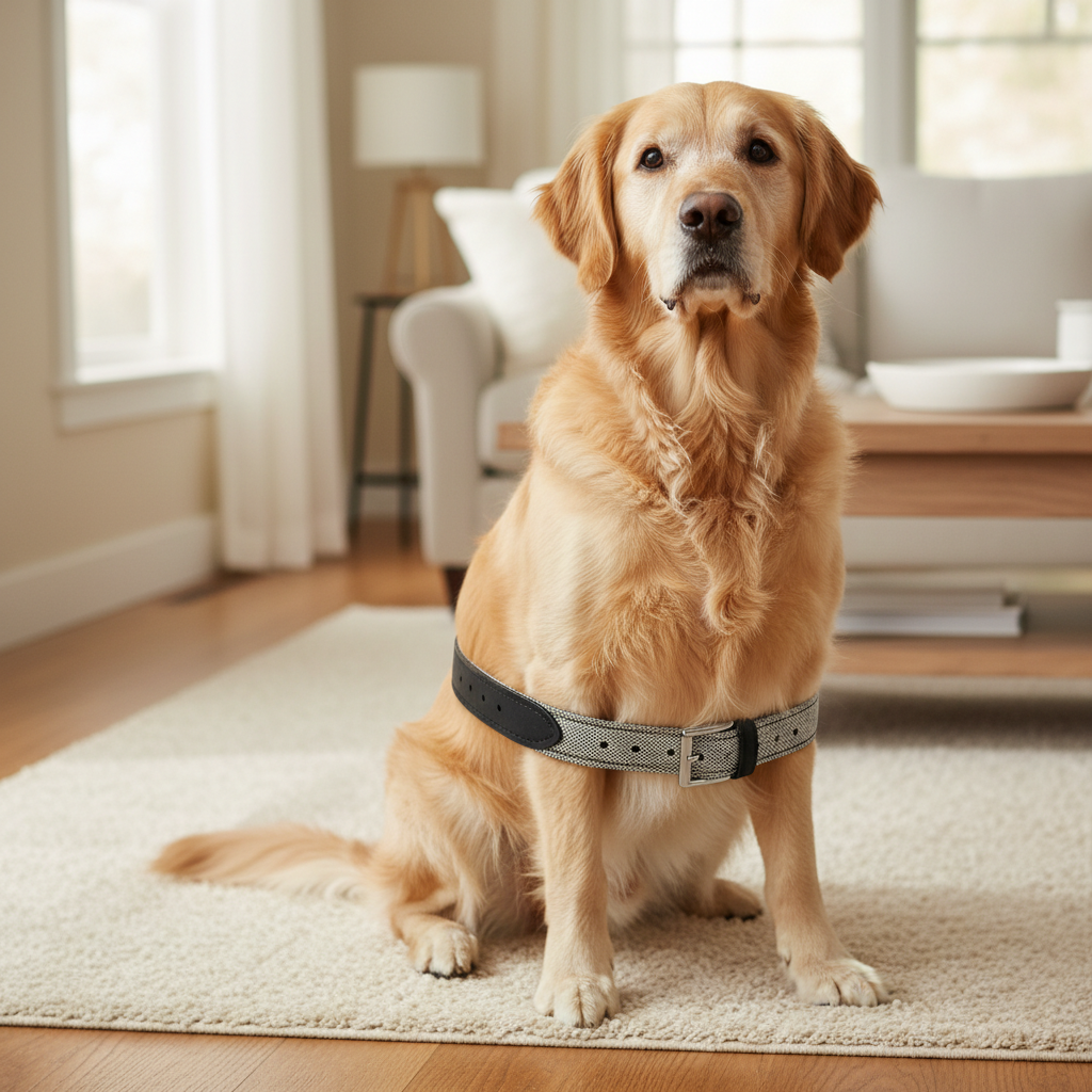 Jack and Vanilla halsband voor honden, zwart, 50 cm