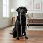 Jack and Vanilla hondenlijn voor honden, zwart, 120 cm
