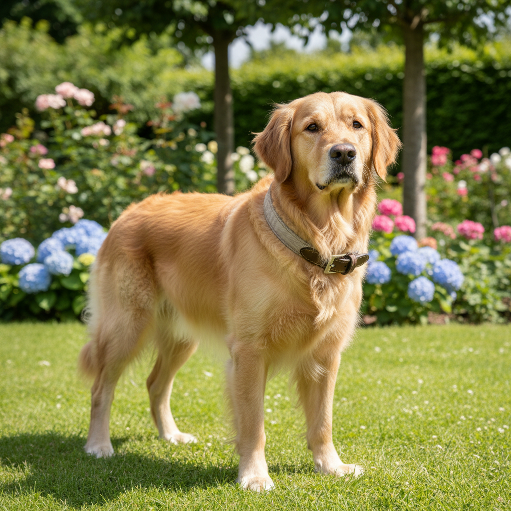 Jack and Vanilla halsband voor honden, bruin, 40 cm