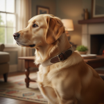 Jack and Vanilla halsband voor honden, bruin, 45 cm