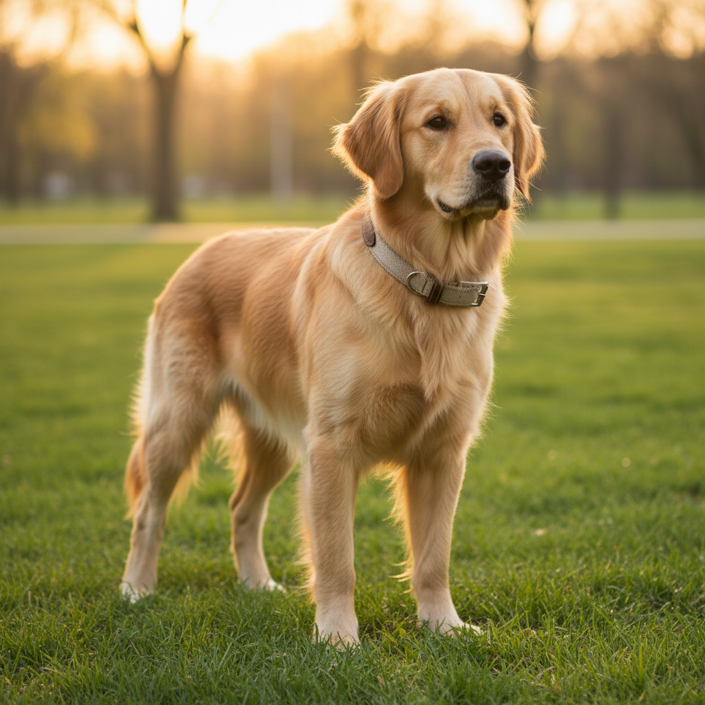 Jack and Vanilla halsband voor honden, bruin, 50 cm