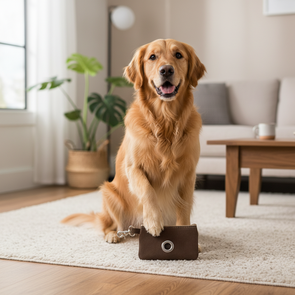 Jack and Vanilla poepzakjes voor honden, bruin, 10 cm