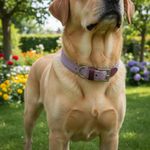 Jack and Vanilla halsband voor honden, paars, 35 cm