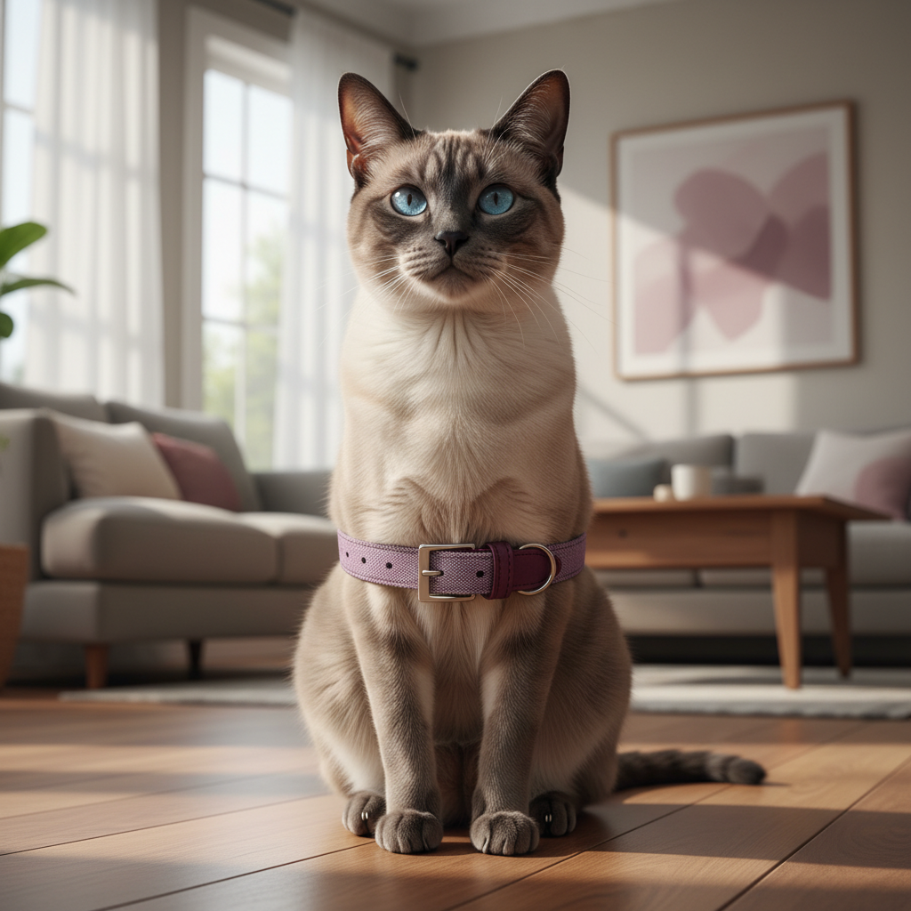 Jack and Vanilla halsband voor honden, paars, 35 cm