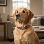 Jack and Vanilla halsband voor honden, paars, 40 cm