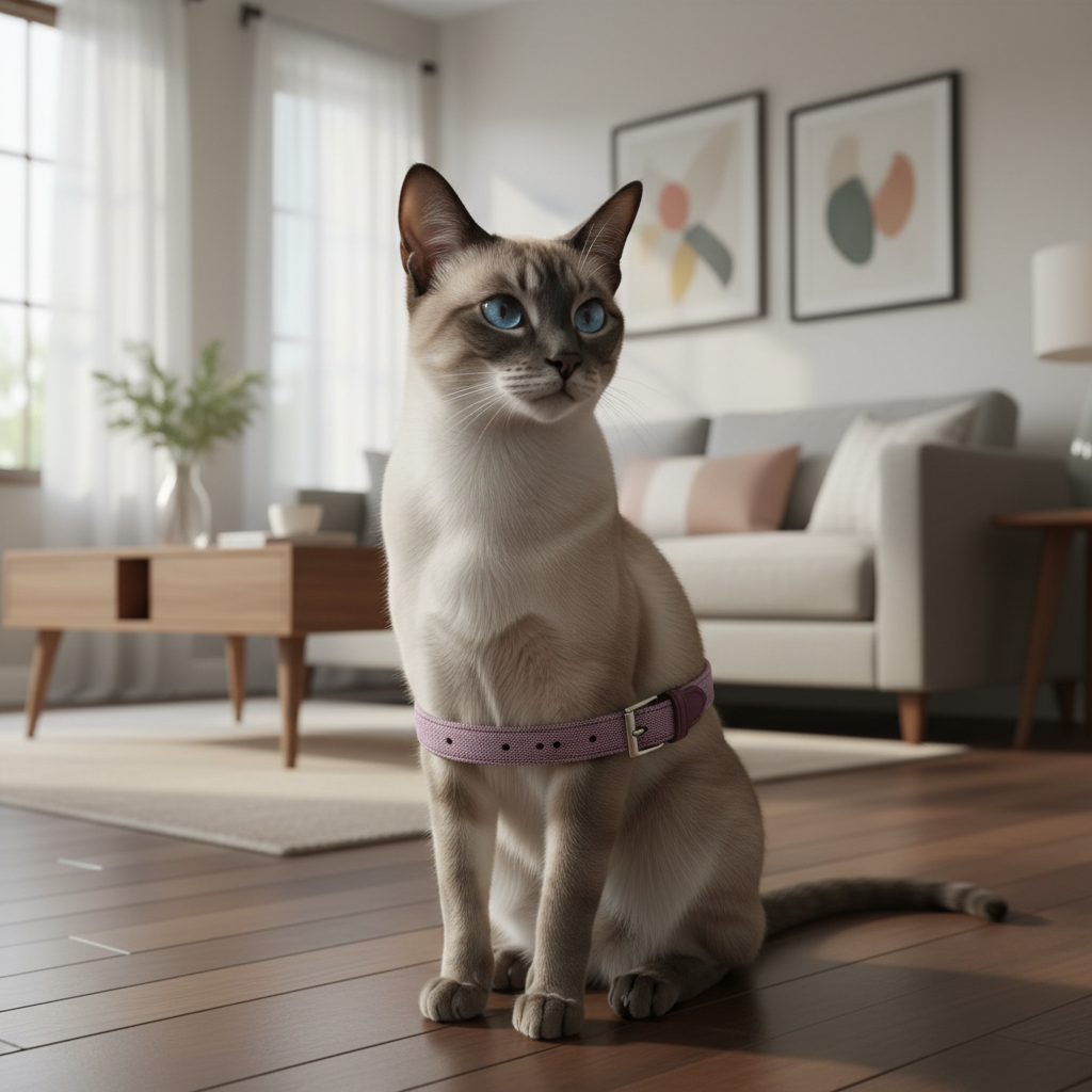 Jack and Vanilla halsband voor honden, paars, 40 cm