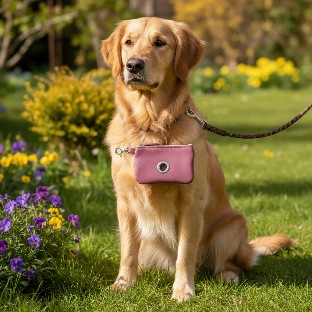Jack and Vanilla poepzakjes voor honden, paars, 10 cm