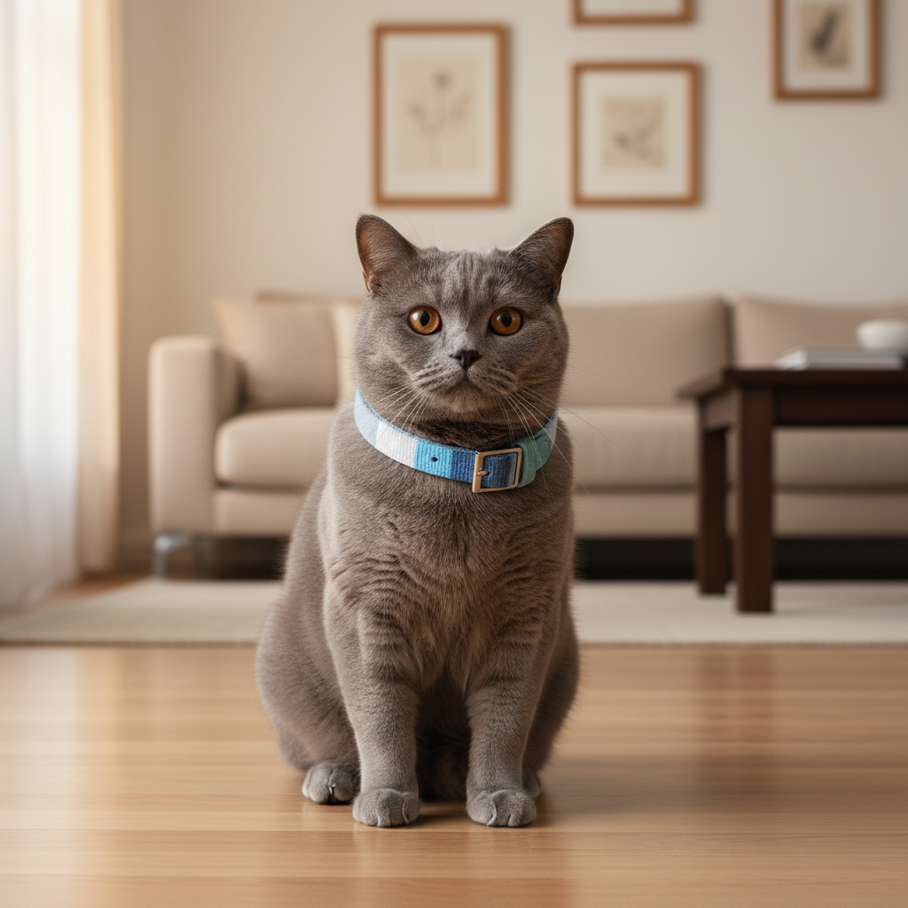 Jack and Vanilla halsband voor honden, blauw, 35 cm