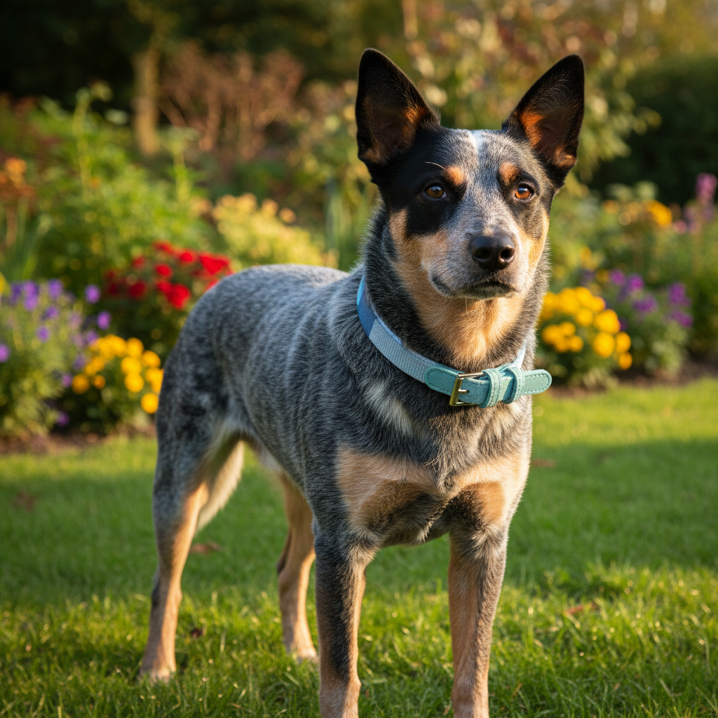 Jack and Vanilla halsband voor honden, blauw, 40 cm