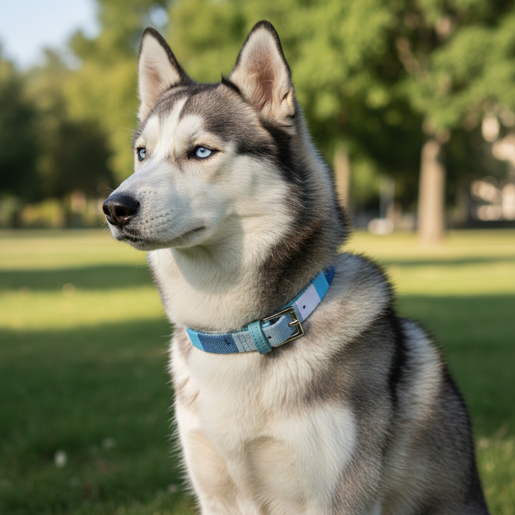 Jack and Vanilla halsband voor honden, blauw, 45 cm