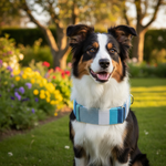 Jack and Vanilla halsband voor honden, blauw, 45 cm