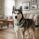 Jack and Vanilla halsband voor honden, blauw, 45 cm