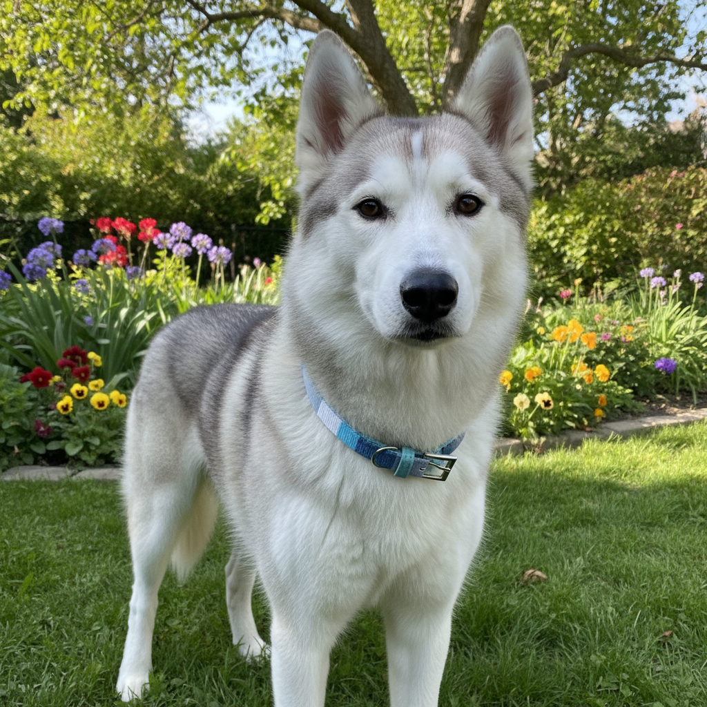 Jack and Vanilla halsband voor honden, blauw, 50 cm