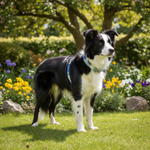 Jack and Vanilla halsband voor honden, blauw, 55 cm