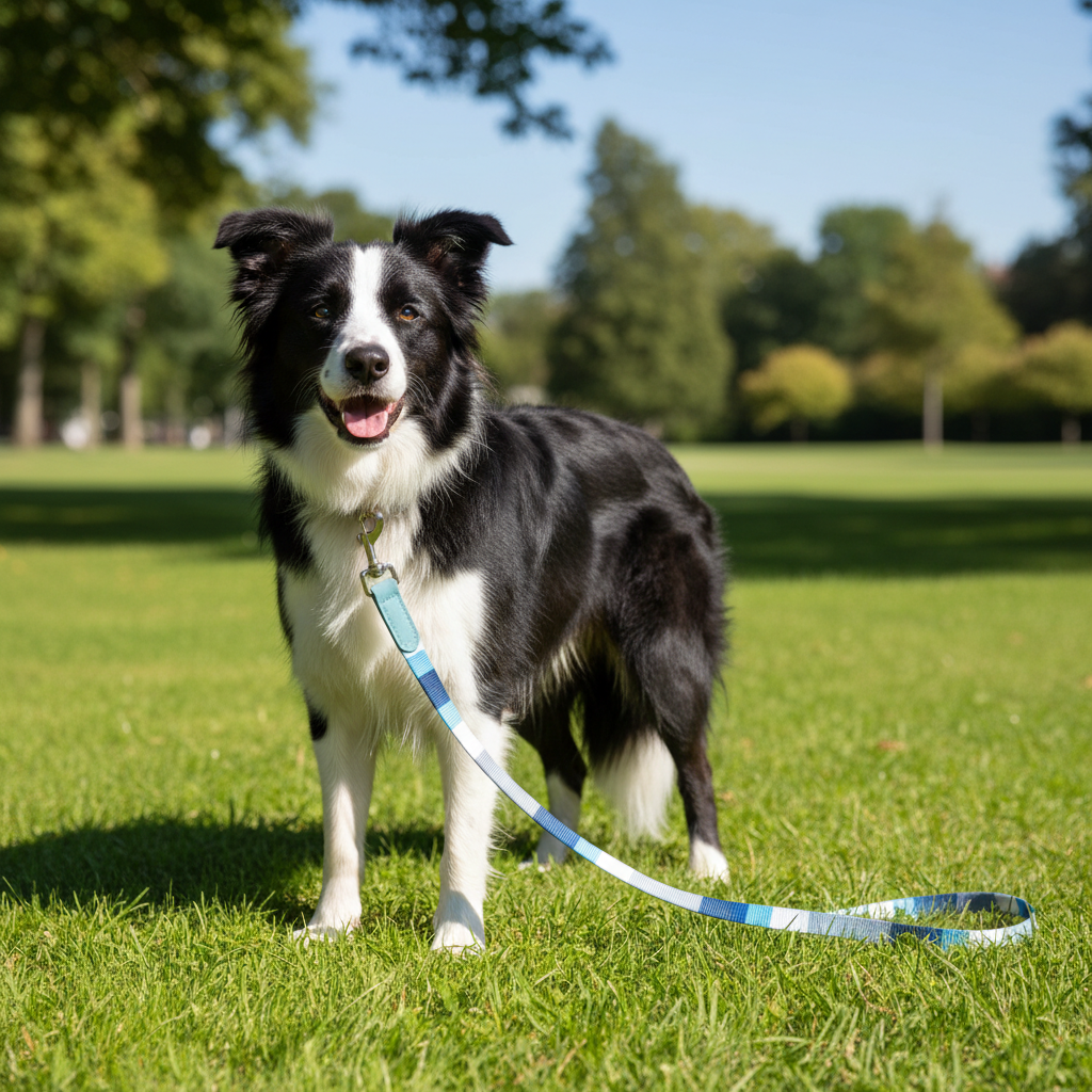 Jack and Vanilla hondenlijn voor honden, blauw, 110 cm