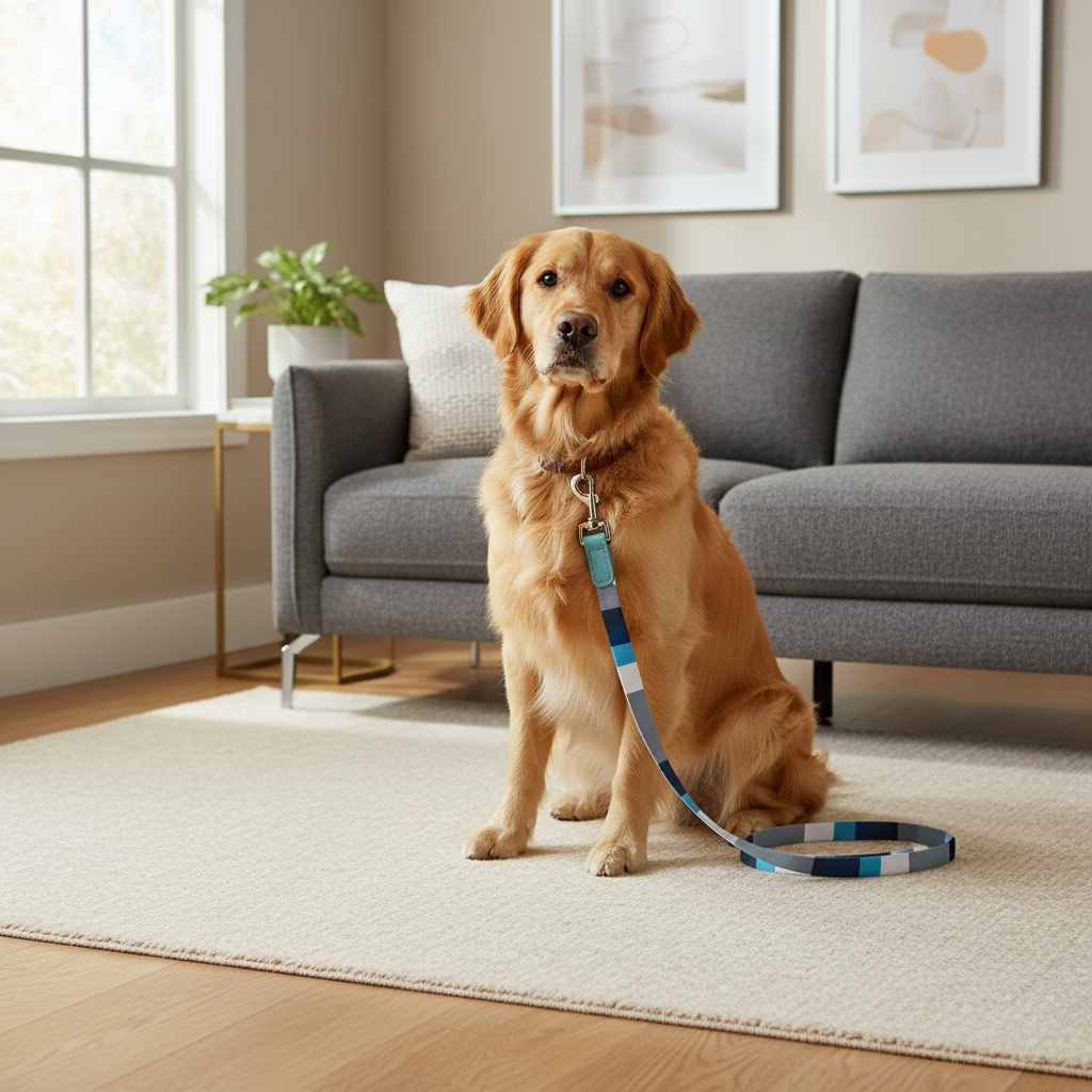 Jack and Vanilla hondenlijn voor honden, blauw, 110 cm